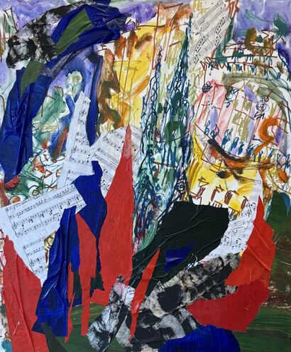 Blue Jazz - a Paint Artowrk by Wei Wei